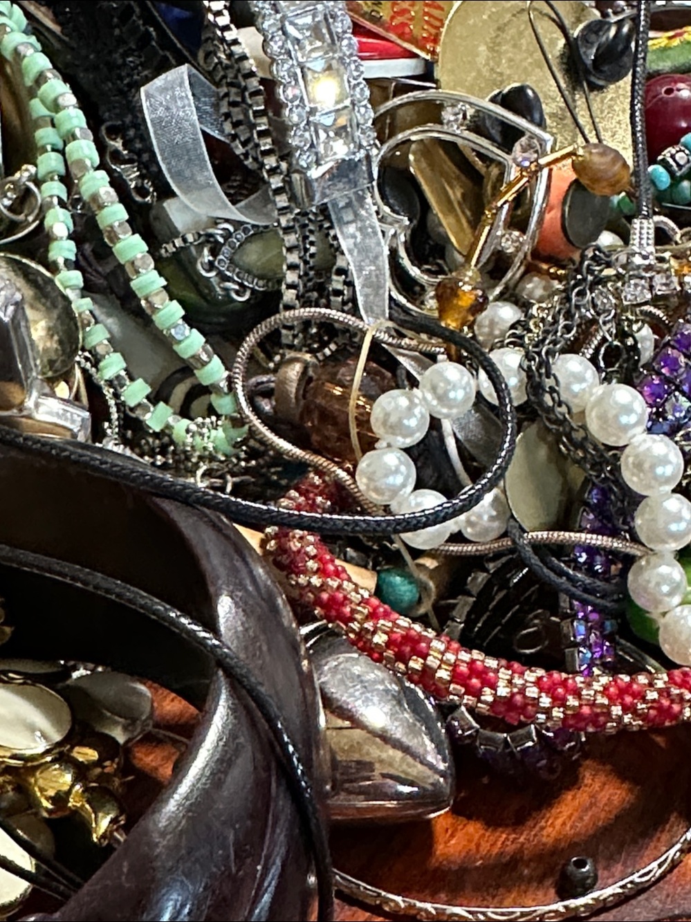 4.6 Pound Craft, Repair, Junk Jewelry Box - Picture 2 of 13